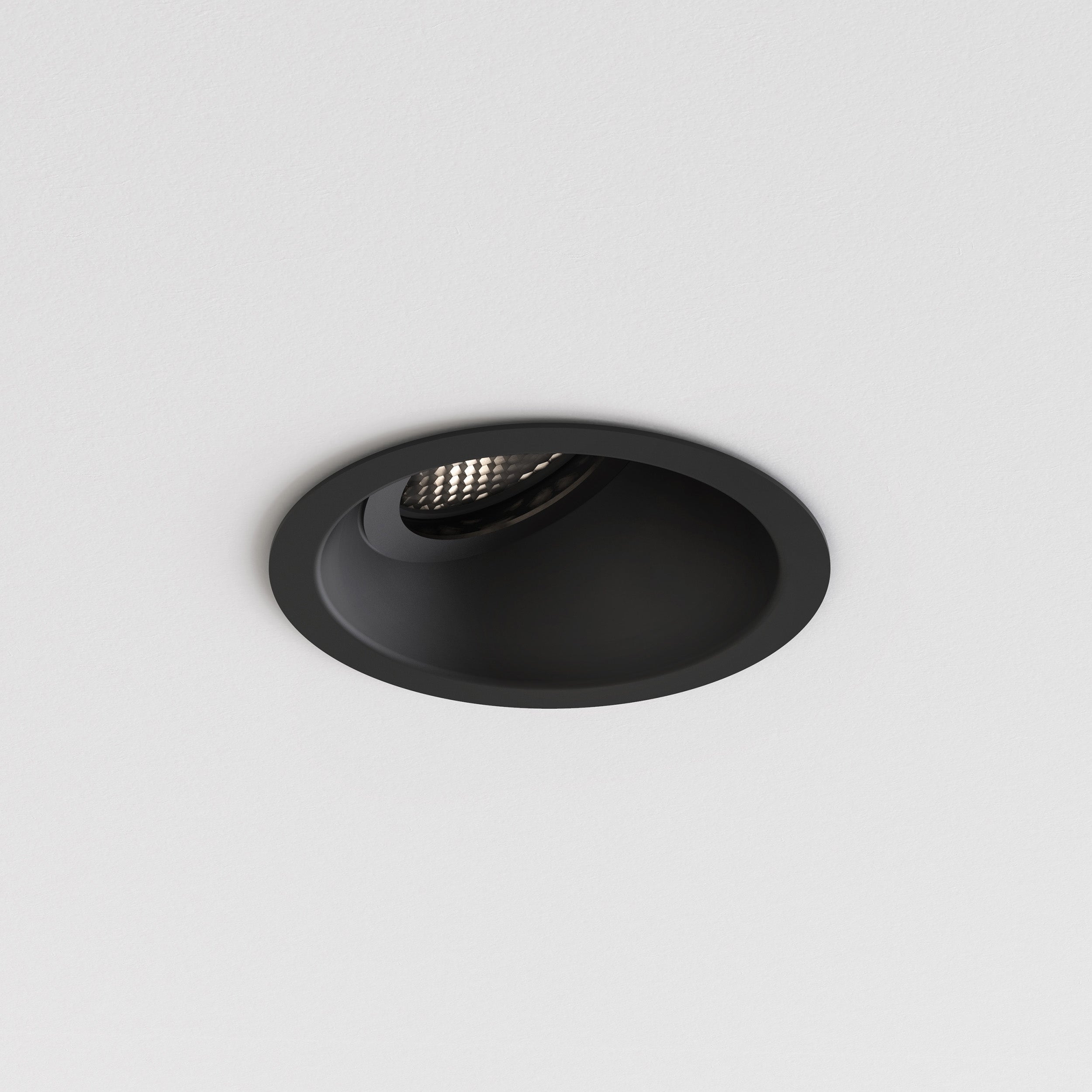 Astro Minima Slimline 25 Fire-Rated Bathroom Downlight in Matt Black 1249037