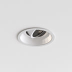 Astro Minima Slimline Round Adjustable Fire-Rated Downlight in Matt White 1249040