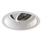 Astro Minima Slimline Round Adjustable Fire-Rated Downlight in Matt White 1249040