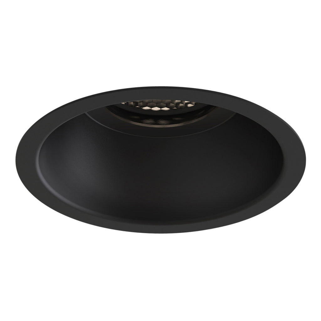 Astro Minima Slimline Round IP65 Fire-Rated Bathroom Downlight in Matt Black 1249035