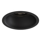 Astro Minima Slimline Round IP65 Fire-Rated Bathroom Downlight in Matt Black 1249035