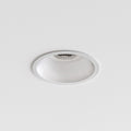Astro Minima Slimline Round IP65 Fire Rated Bathroom Downlight in Matt White 1249034