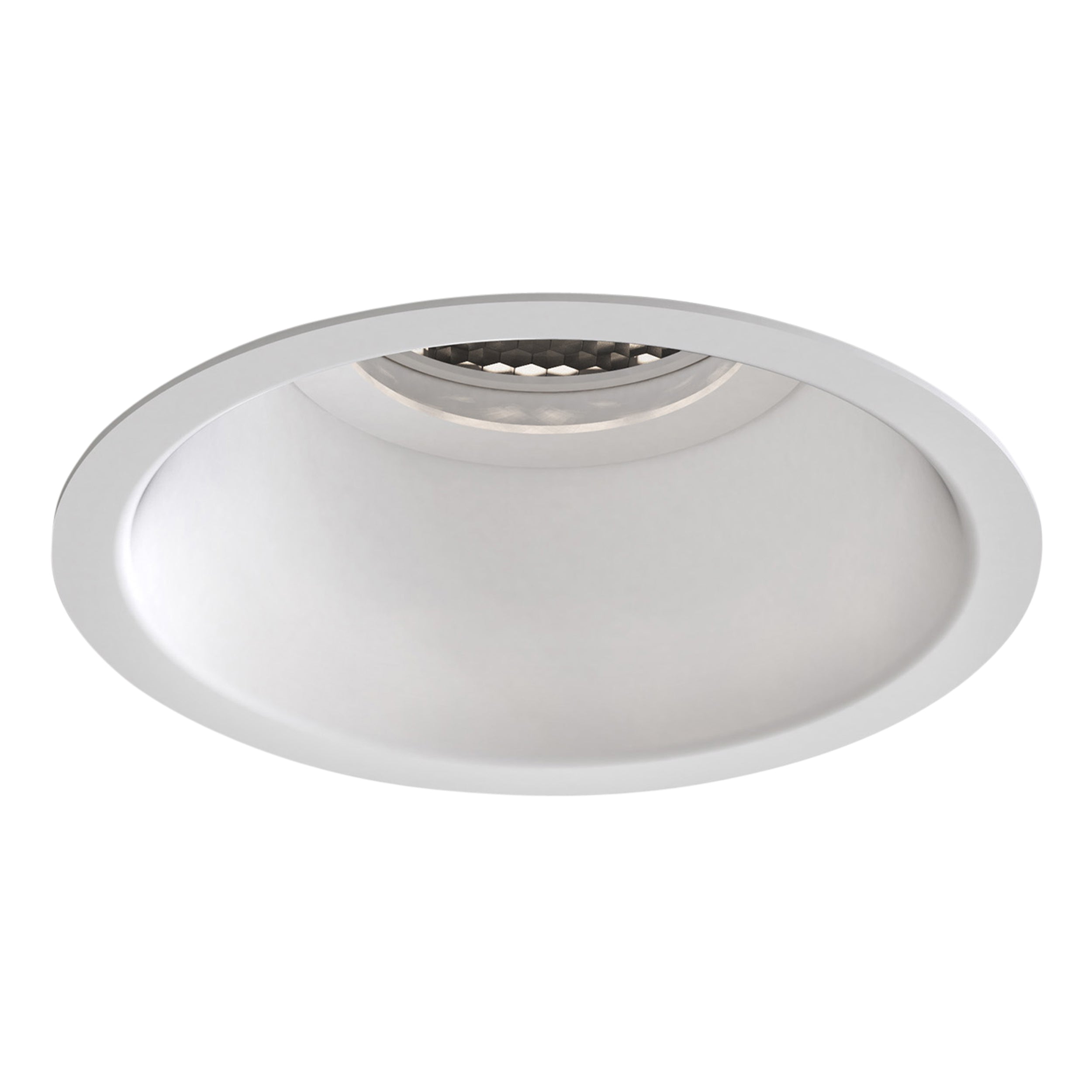 Astro Minima Slimline Round IP65 Fire Rated Bathroom Downlight in Matt White 1249034