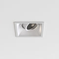 Astro Minima Slimline Square Adjustable Fire-Rated Downlight in Matt White 1249042