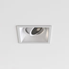 Astro Minima Slimline Square Adjustable Fire-Rated Downlight in Matt White 1249042
