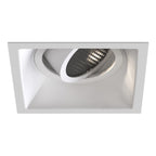 Astro Minima Slimline Square Adjustable Fire-Rated Downlight in Matt White 1249042
