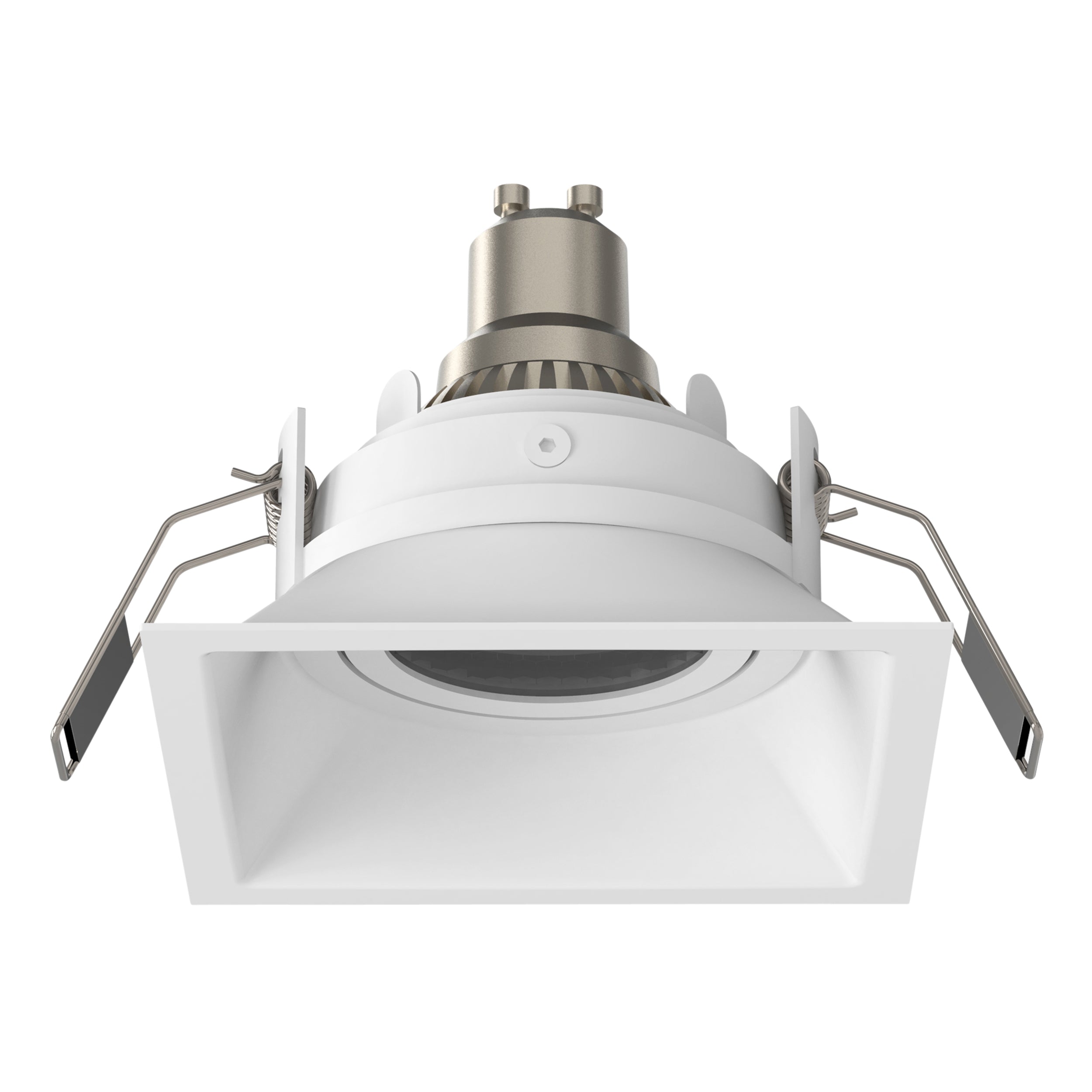 Astro Minima Slimline Square Adjustable Fire-Rated Downlight in Matt White 1249042