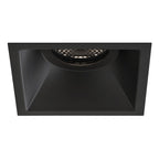 Astro Minima Slimline Square Fire-Rated Bathroom Downlight in Matt Black IP65 1249039
