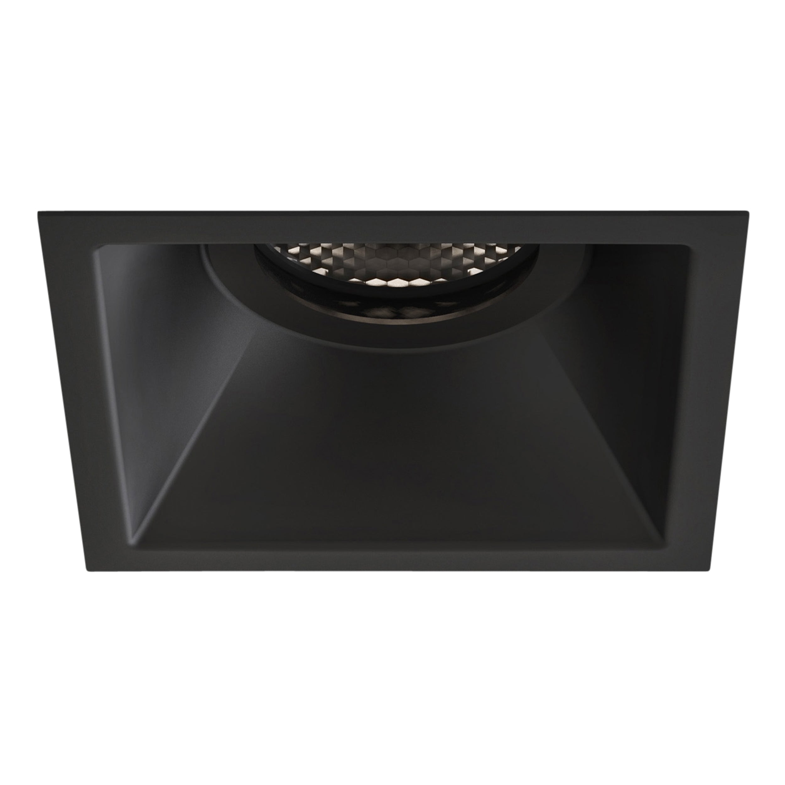 Astro Minima Slimline Square Fire-Rated Bathroom Downlight in Matt Black IP65 1249039