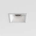 Astro Minima Slimline Square IP65 Fire-Rated Bathroom Downlight in Matt White 1249038