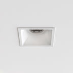 Astro Minima Slimline Square IP65 Fire-Rated Bathroom Downlight in Matt White 1249038