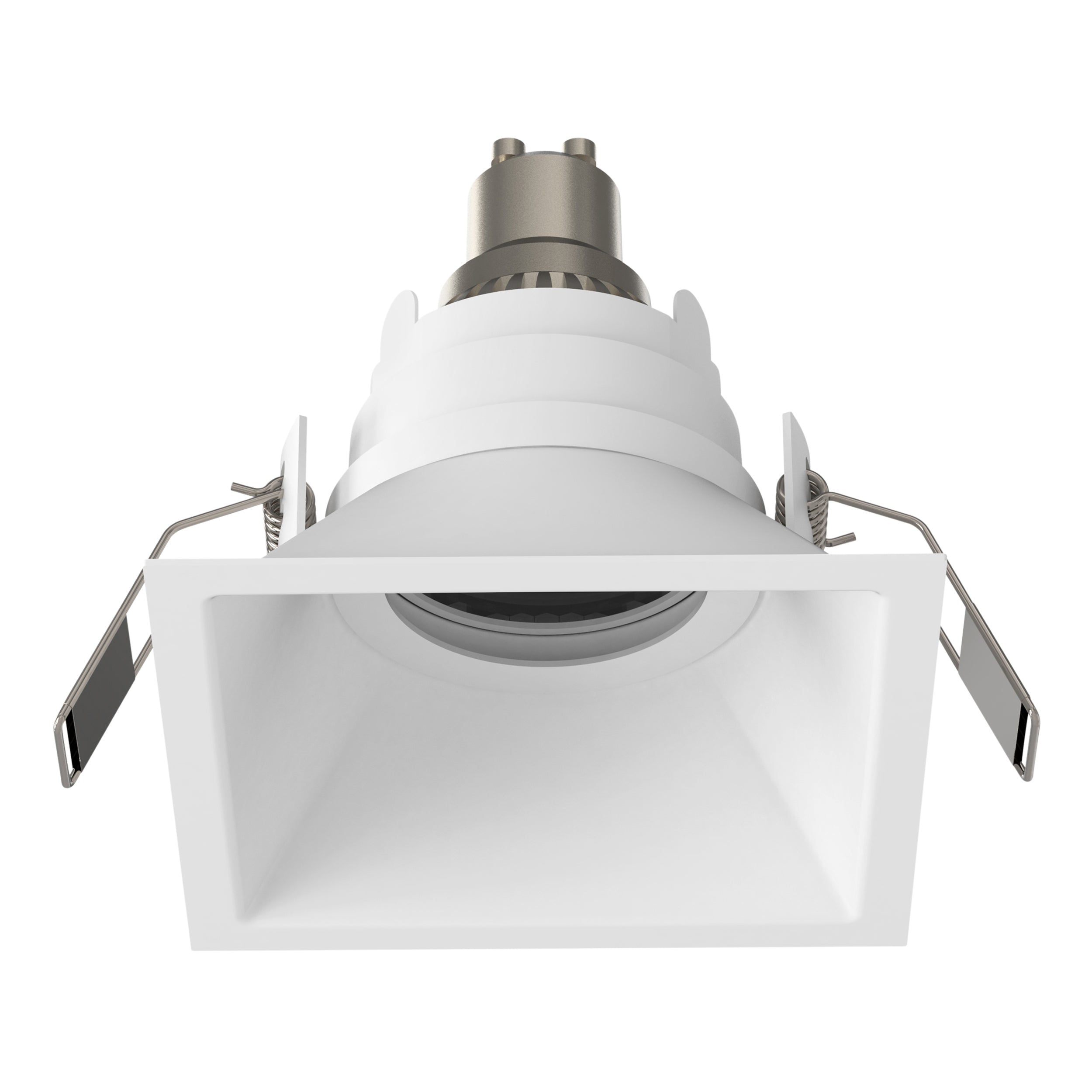 Astro Minima Slimline Square IP65 Fire-Rated Bathroom Downlight in Matt White 1249038