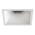 Astro Minima Slimline Square IP65 Fire-Rated Bathroom Downlight in Matt White 1249038