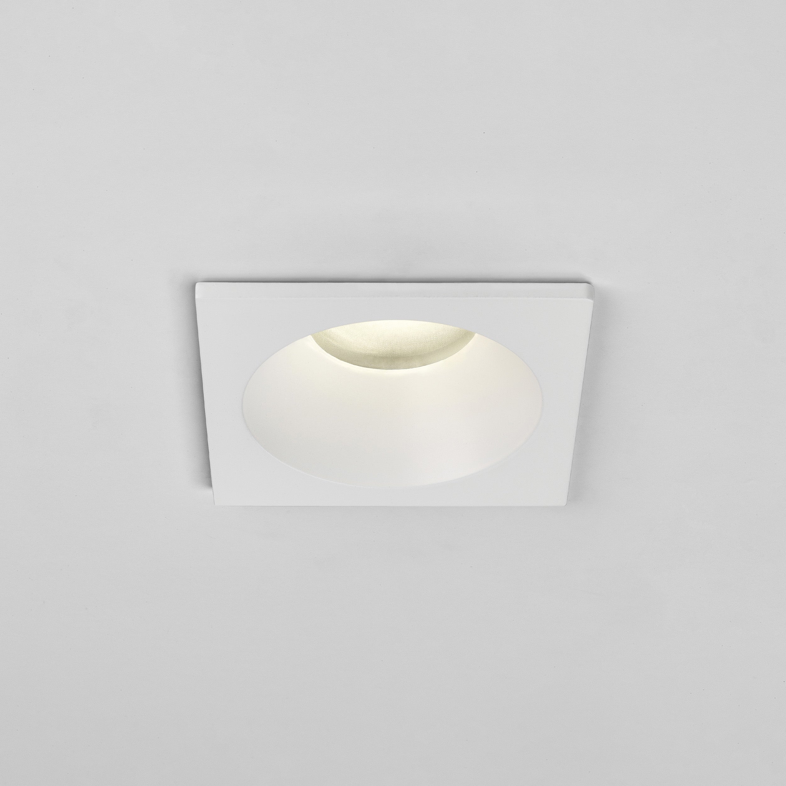 Astro Minima Square Bathroom Downlight in Matt White IP65 1249018