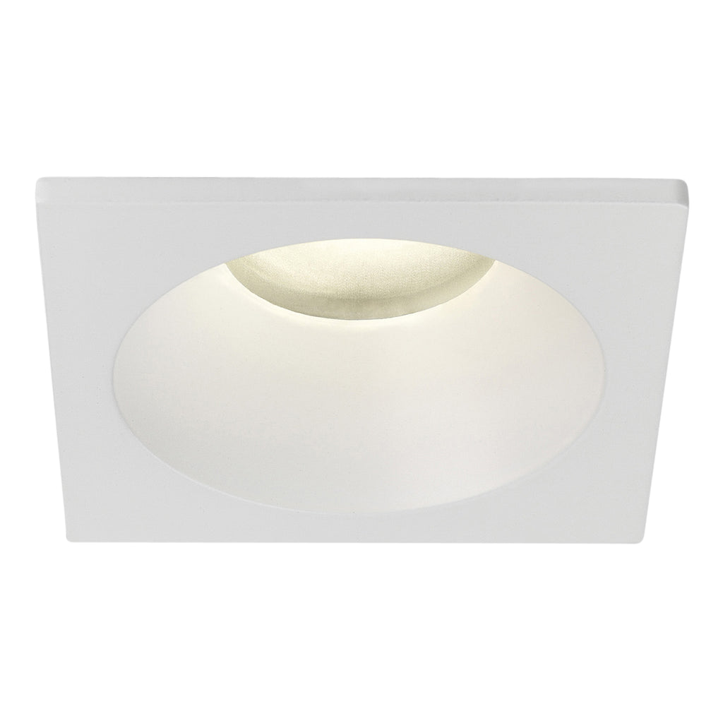 Astro Minima Square Bathroom Downlight in Matt White IP65 1249018