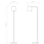 Astro Mitsu Floor Lamp REQUIRES LAMP