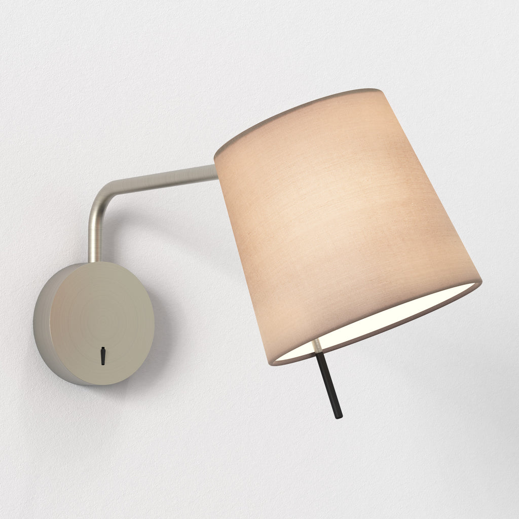 Astro Mitsu Swing Arm Wall Light in Matt Nickel