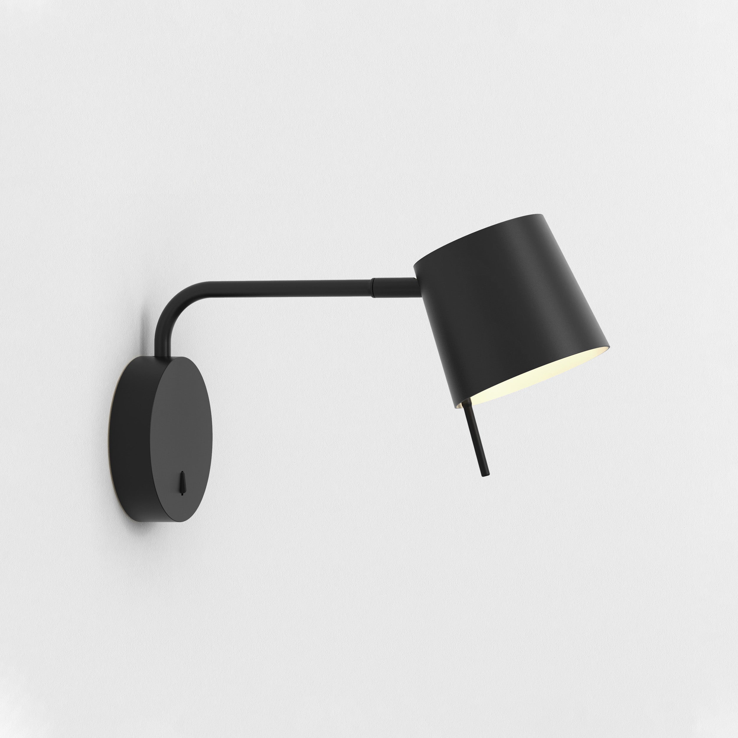 Astro Miura Swing Arm Wall Light in Matt Black
