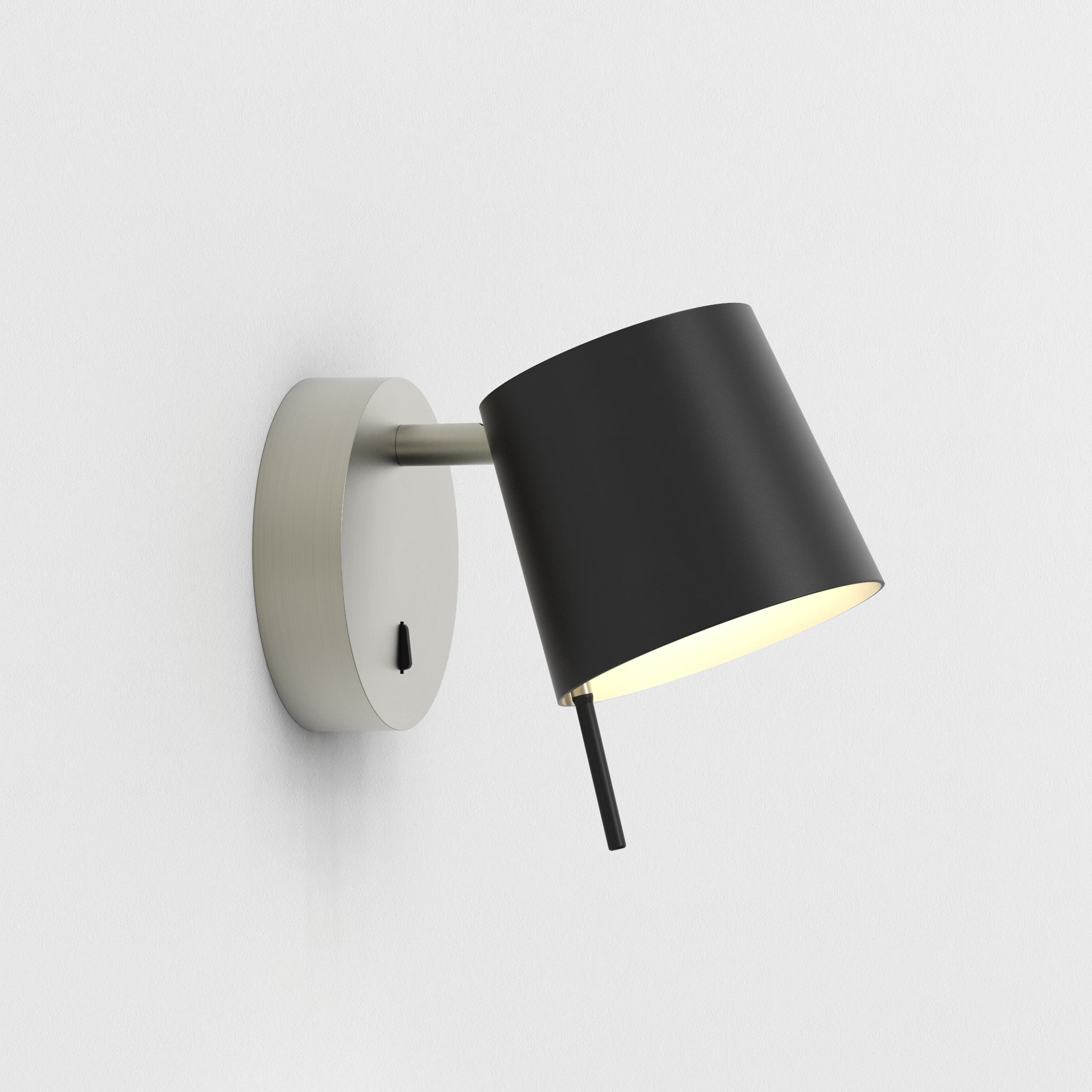 Astro Miura Wall Light in Matt Nickel REQUIRES SHADE
