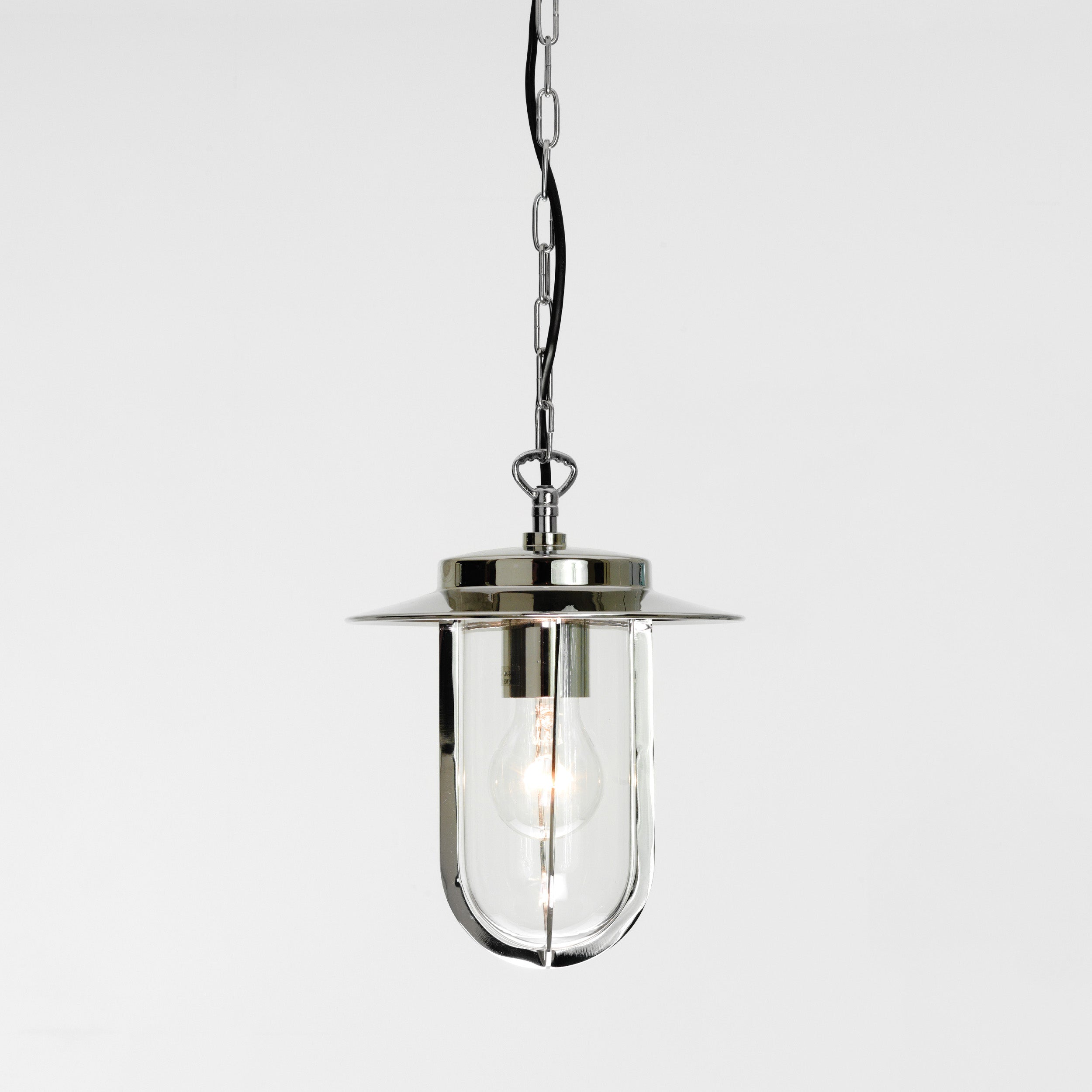 Astro Montparnasse Outdoor Pendant Light in Polished Nickel