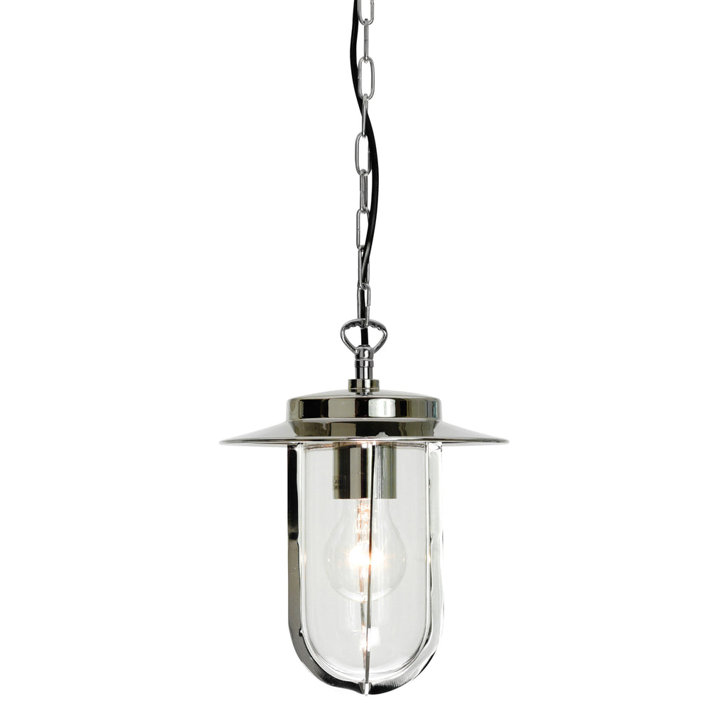 Astro Montparnasse Outdoor Pendant Light in Polished Nickel