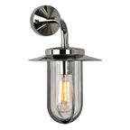 Astro Montparnasse Outdoor Wall Light in Polished Nickel