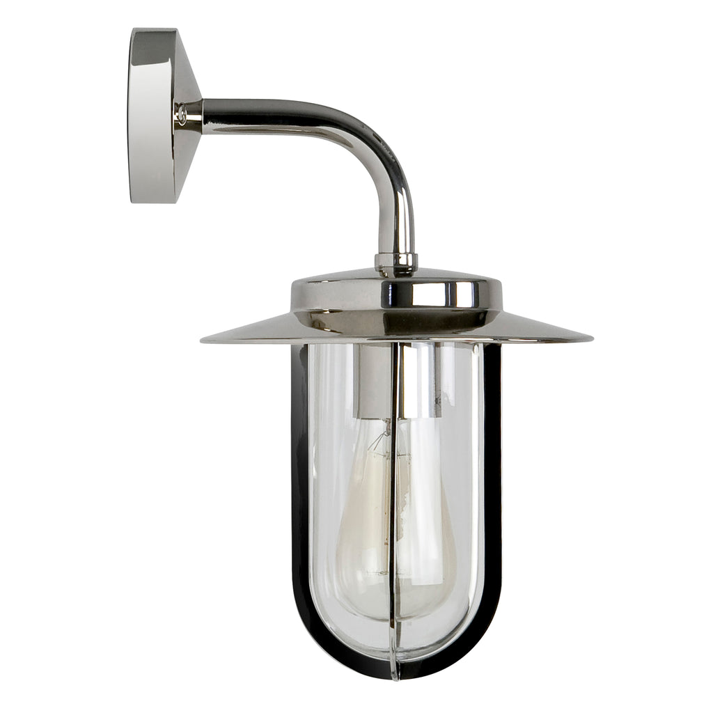 Astro Montparnasse Outdoor Wall Light in Polished Nickel