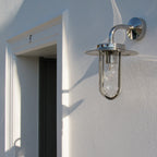 Astro Montparnasse Outdoor Wall Light in Polished Nickel