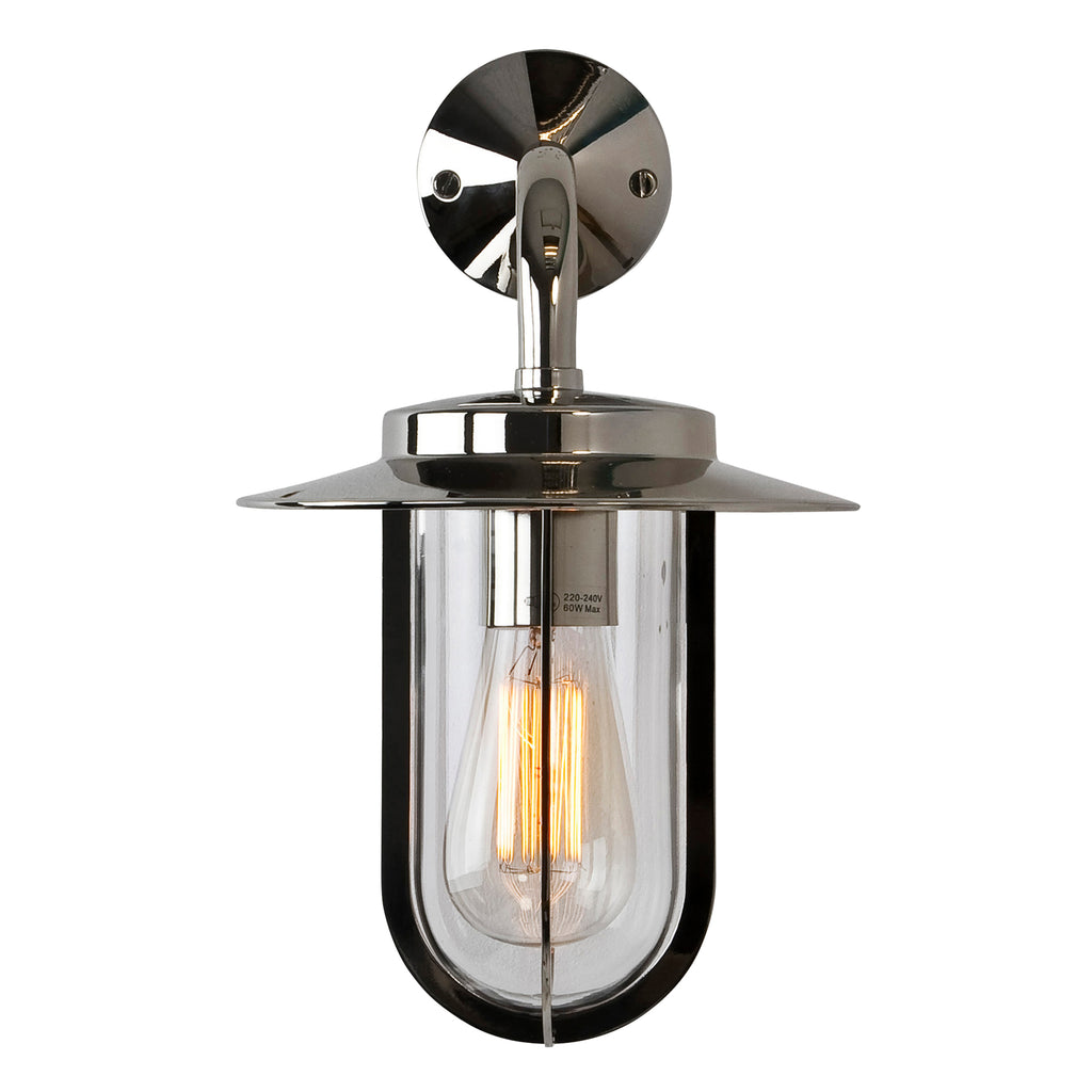 Astro Montparnasse Outdoor Wall Light in Polished Nickel