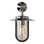 Astro Montparnasse Outdoor Wall Light in Polished Nickel