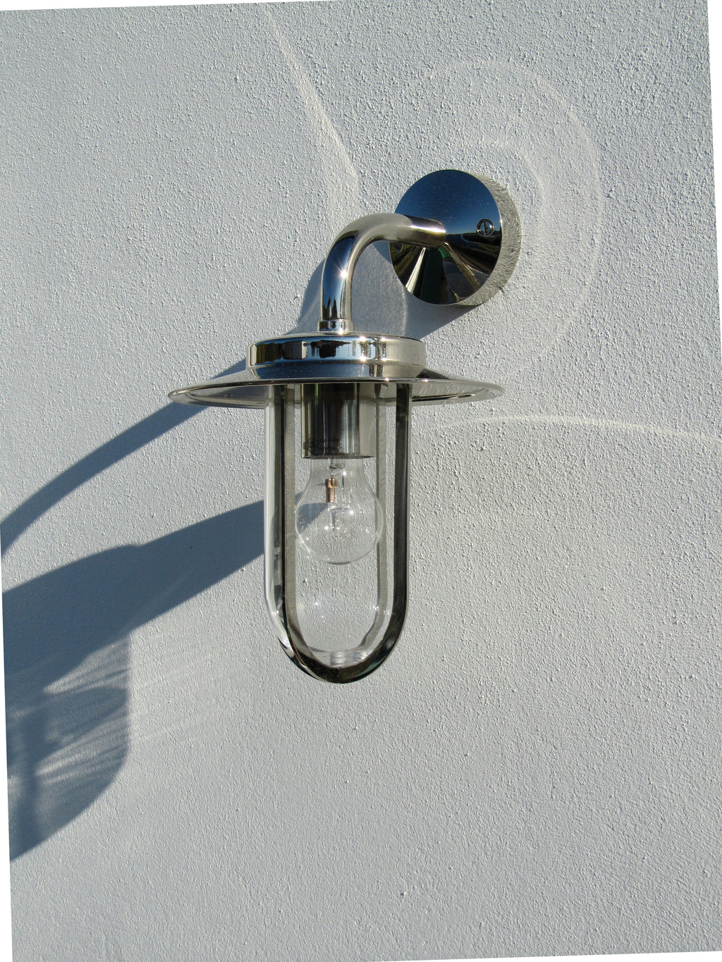 Astro Montparnasse Outdoor Wall Light in Polished Nickel