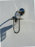 Astro Montparnasse Outdoor Wall Light in Polished Nickel