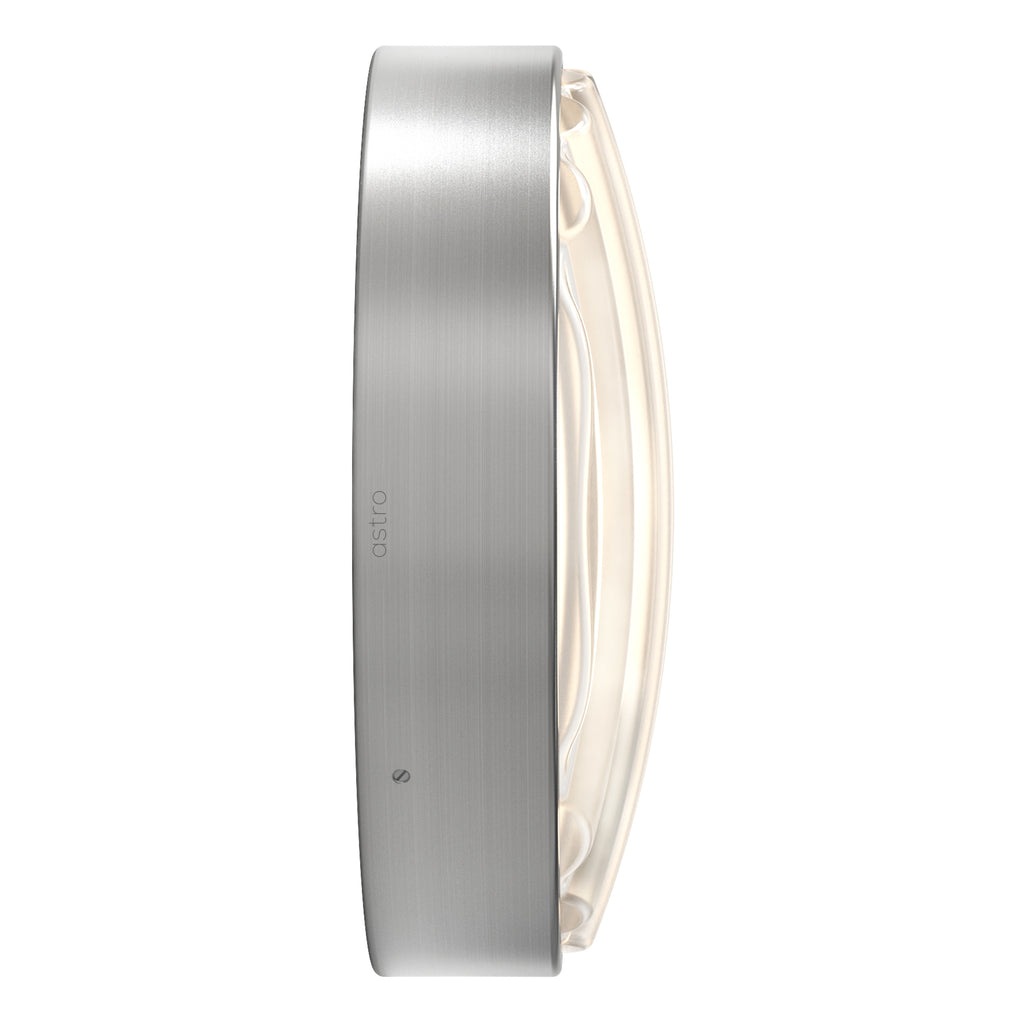 Astro Montreal 300 Round Outdoor Wall Light in Brushed Stainless Steel