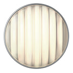 Astro Montreal 300 Round Outdoor Wall Light in Brushed Stainless Steel
