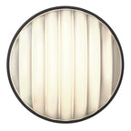 Astro Montreal 300 Round Outdoor Wall Light in Textured Black