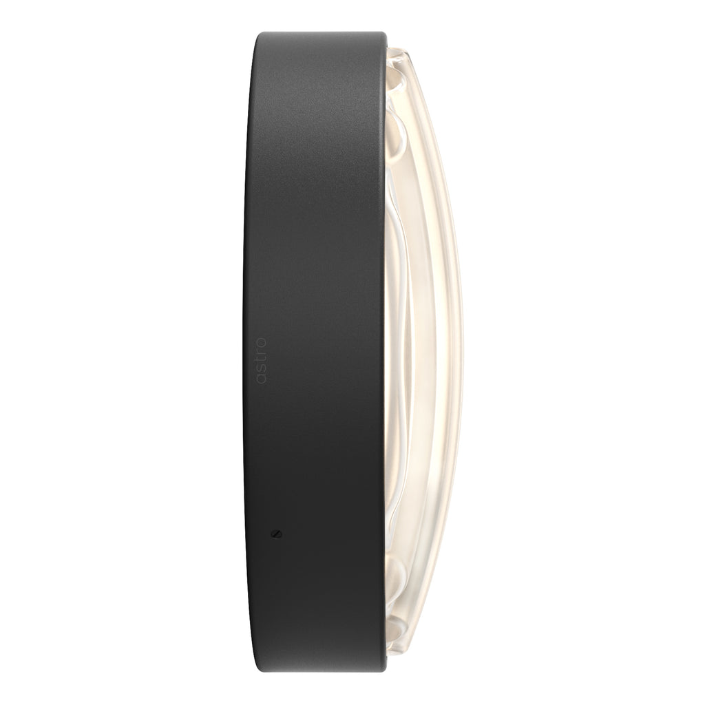 Astro Montreal 300 Round Outdoor Wall Light in Textured Black