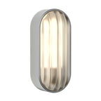 Astro Montreal Oval Outdoor Wall Light in Brushed Stainless Steel