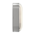 Astro Montreal Oval Outdoor Wall Light in Brushed Stainless Steel