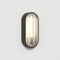 Astro Montreal Oval Outdoor Wall Light in Textured Black