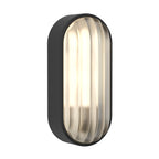 Astro Montreal Oval Outdoor Wall Light in Textured Black