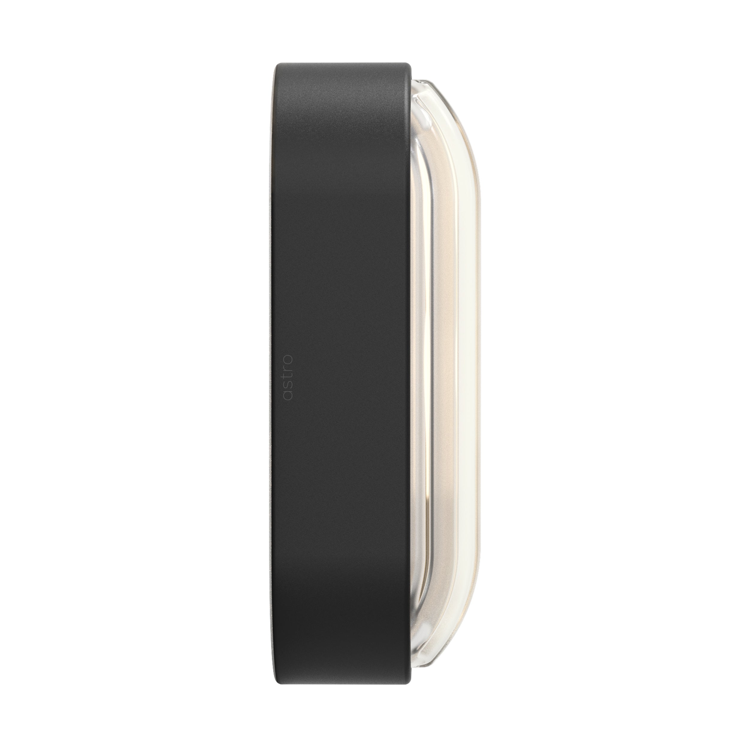 Astro Montreal Oval Outdoor Wall Light in Textured Black