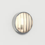 Astro Montreal Round Outdoor Wall Light in Brushed Stainless Steel