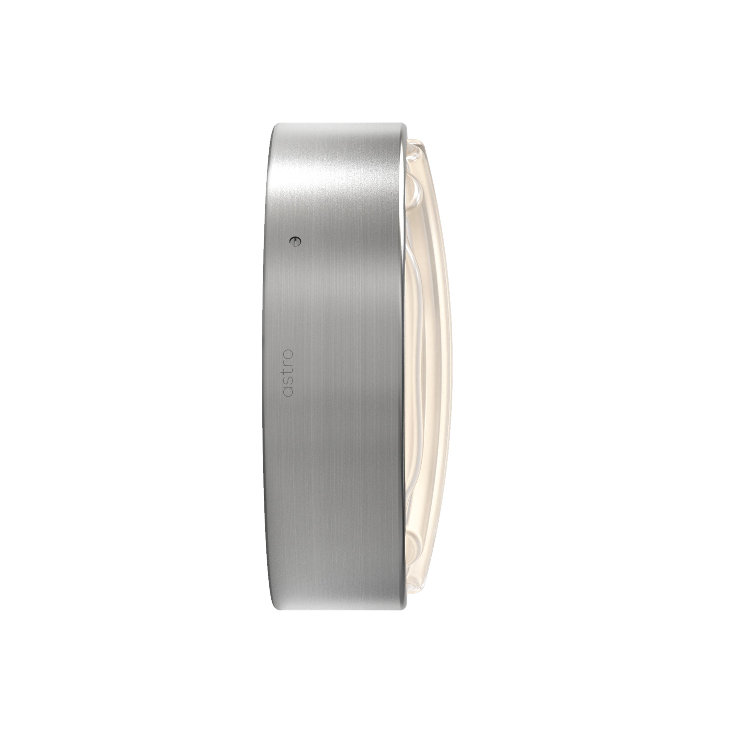 Astro Montreal Round Outdoor Wall Light in Brushed Stainless Steel