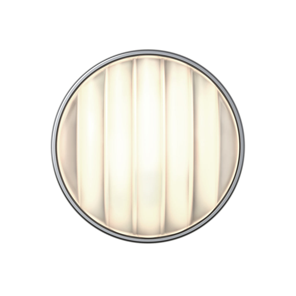 Astro Montreal Round Outdoor Wall Light in Brushed Stainless Steel