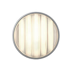 Astro Montreal Round Outdoor Wall Light in Brushed Stainless Steel