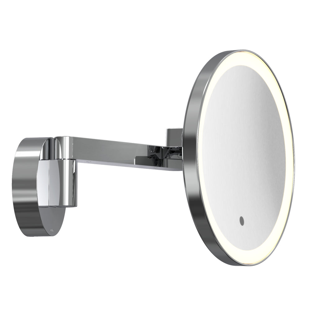 Astro Nagoya Bathroom Magnifying Mirror in Polished Chrome