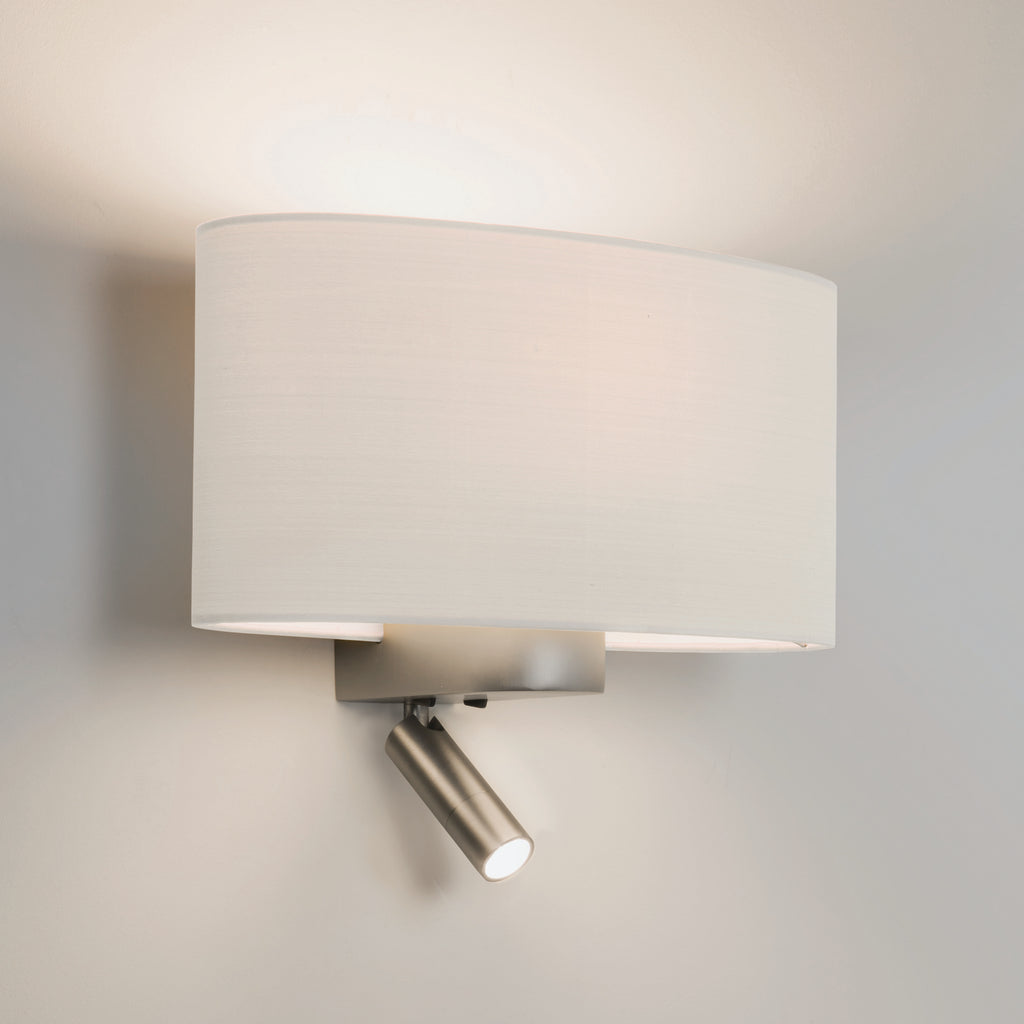 Astro Napoli Reader LED Reading Light in Matt Nickel without Shade