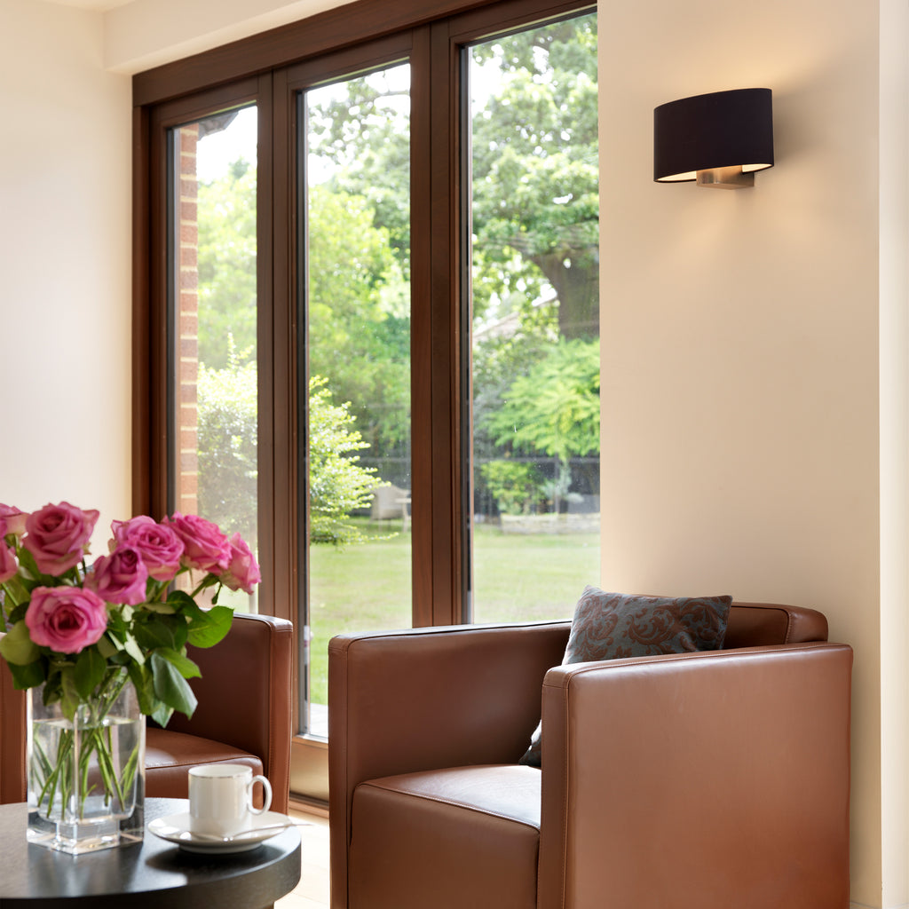 Astro Napoli Wall Light in Matt Nickel REQUIRES SHADE