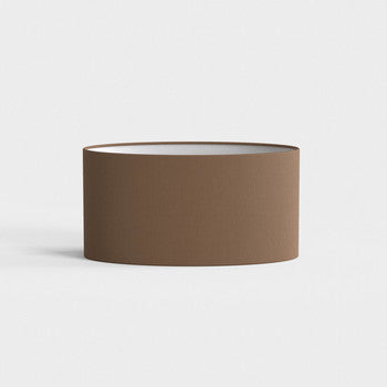 Astro Napoli Wall Light in Matt Nickel with Mocha Shade
