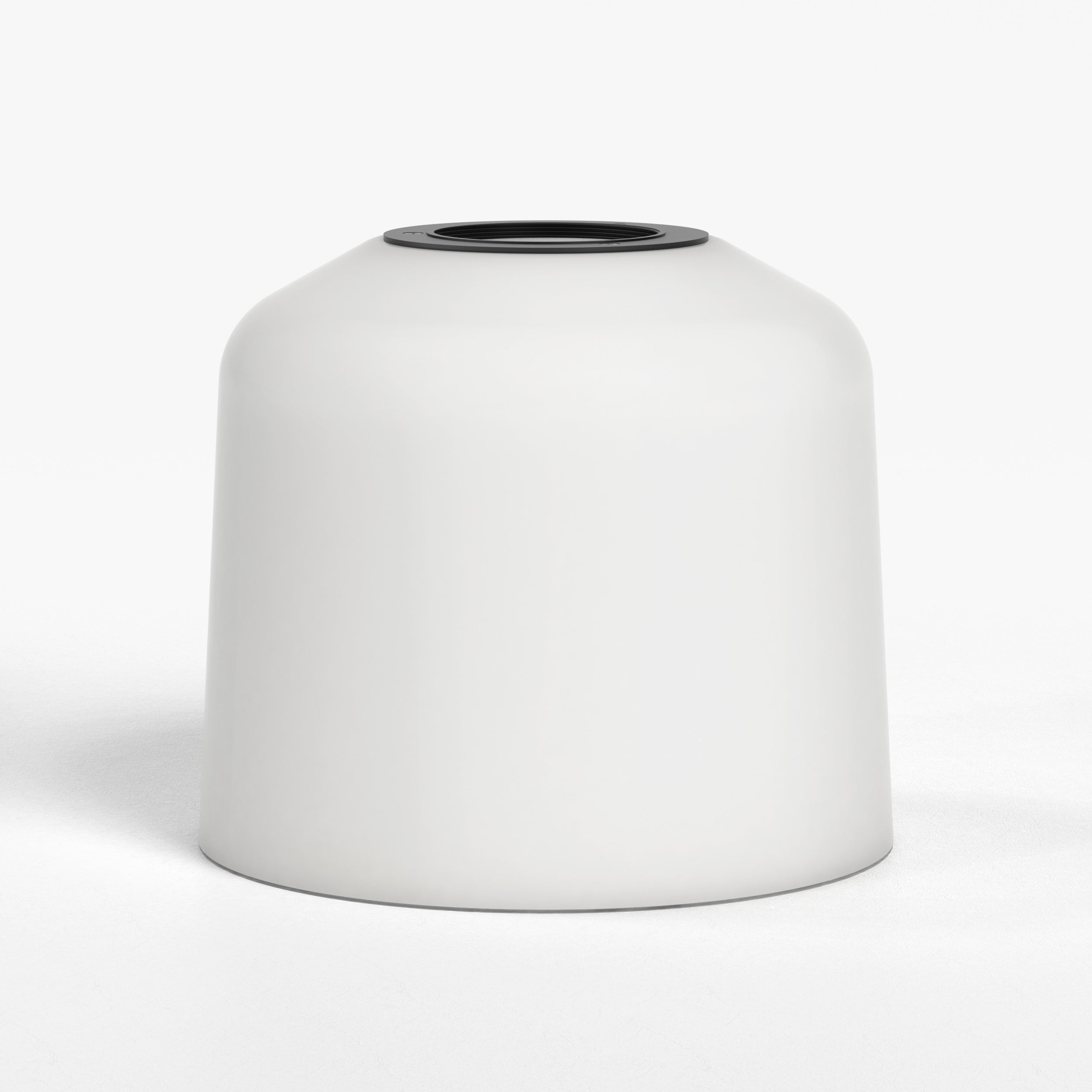 Astro Nara Cone Glass Shade in White (Opal)